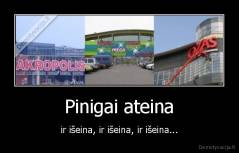 Pinigai ateina - ir išeina, ir išeina, ir išeina...