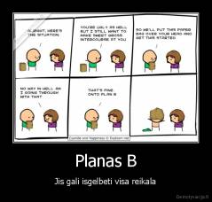 Planas B - Jis gali isgelbeti visa reikala