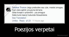 Poezijos verpetai - 