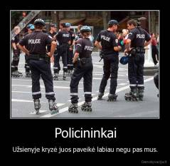 Policininkai - Užsienyje kryzė juos paveikė labiau negu pas mus.