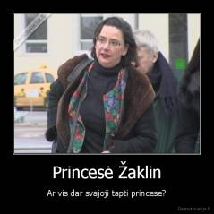 Princesė Žaklin - Ar vis dar svajoji tapti princese?