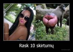 Rask 10 skirtumų - 