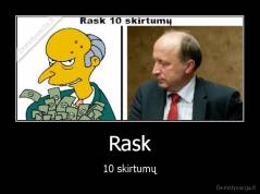 Rask - 10 skirtumų