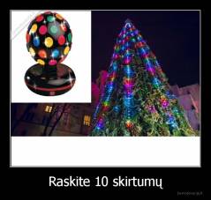 Raskite 10 skirtumų - 