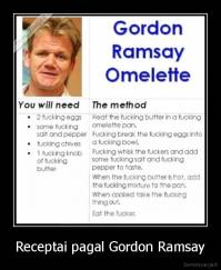 Receptai pagal Gordon Ramsay - 