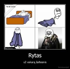 Rytas - už vakarą šaltesnis