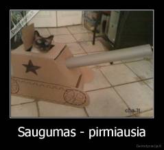 Saugumas - pirmiausia - 