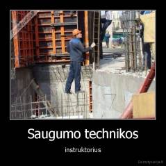 Saugumo technikos - instruktorius