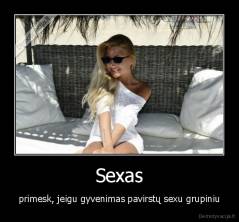 Sexas - primesk, jeigu gyvenimas pavirstų sexu grupiniu