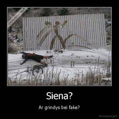 Siena? - Ar grindys bei fake?