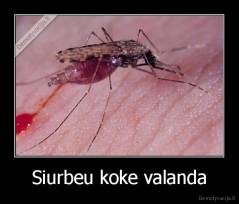 Siurbeu koke valanda - 