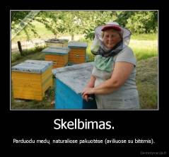 Skelbimas. - Parduodu medų  naturaliose pakuotėse (aviliuose su bitėmis).