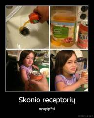 Skonio receptorių - neapip*si