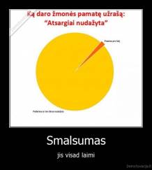 Smalsumas - jis visad laimi