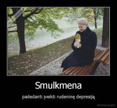 Smulkmena - padedanti įveikti rudeninę depresiją