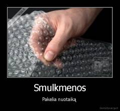 Smulkmenos - Pakelia nuotaiką 