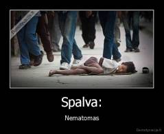 Spalva: - Nematomas