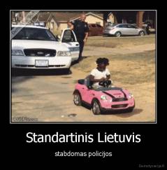 Standartinis Lietuvis - stabdomas policijos