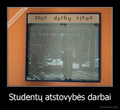 Studentų atstovybės darbai - 