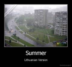 Summer - Lithuanian Version