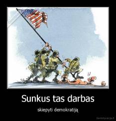 Sunkus tas darbas - skiepyti demokratiją