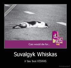 Suvalgyk Whiskas - ir tau bus VISKAS