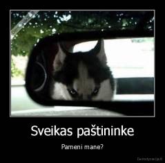 Sveikas paštininke - Pameni mane?