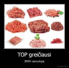 TOP greičiausi - BMW vairuotojai