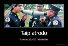 Taip atrodo - Komentatoriai internete.