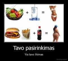 Tavo pasirinkimas - Yra tavo likimas