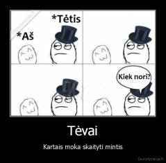 Tėvai - Kartais moka skaityti mintis