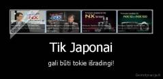 Tik Japonai - gali būti tokie išradingi!