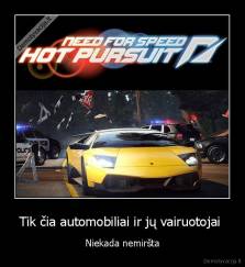 Tik čia automobiliai ir jų vairuotojai  - Niekada nemiršta