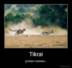 Tikrai - greitas maistas...