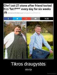 Tikros draugystės - istorija