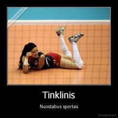 Tinklinis - Nuostabus sportas