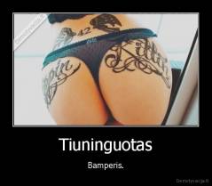 Tiuninguotas - Bamperis.