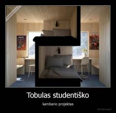 Tobulas studentiško - kambario projektas