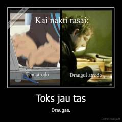 Toks jau tas - Draugas.