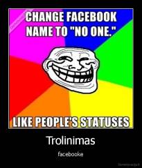 Trolinimas - facebooke