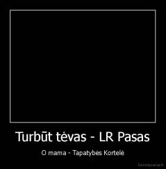 Turbūt tėvas - LR Pasas - O mama - Tapatybės Kortelė