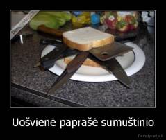 Uošvienė paprašė sumuštinio - 