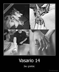 Vasario 14 - Jau greitai.