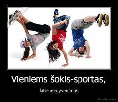 Vieniems šokis-sportas, - kitiems-gyvenimas