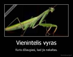 Vienintelis vyras - Kuris džiaugiasi, kad jis nekaltas.