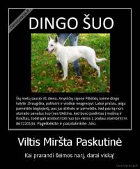 Viltis Miršta Paskutinė - Kai prarandi šeimos narį, darai viską!