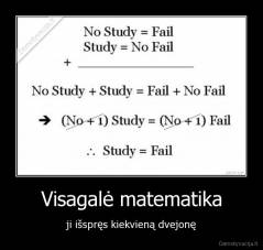 Visagalė matematika - ji išspręs kiekvieną dvejonę