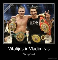 Vitalijus ir Vladimiras - Čia klyčkos?
