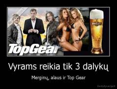 Vyrams reikia tik 3 dalykų - Merginų, alaus ir Top Gear