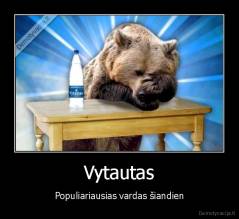 Vytautas - Populiariausias vardas šiandien